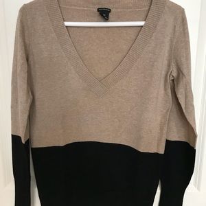 Tan & Black Sweater